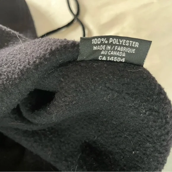 Extremities Black Fleece Hood neck warmer gaitor cinch Scarf Adjustable Unisex - Picture 6 of 6